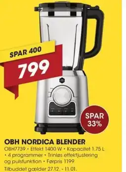 Punkt1 Obh nordica blender tilbud