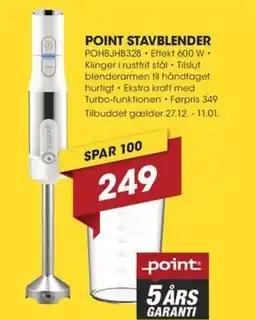 Punkt1 Point stavblender tilbud