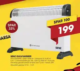 Punkt1 Senz gulvvarmer tilbud