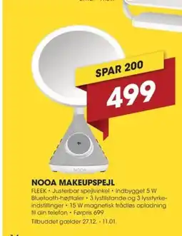 Punkt1 Nooa makeupspejl tilbud
