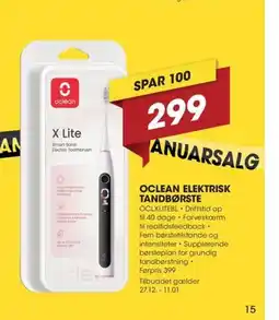 Punkt1 Oclean elektrisk tandbørste tilbud