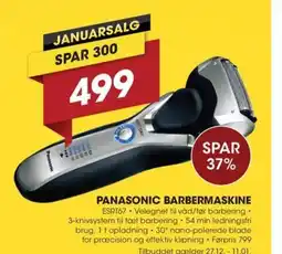 Punkt1 Panasonic barbermaskine tilbud