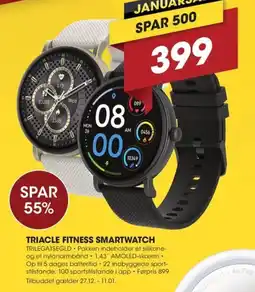 Punkt1 Triacle fitness smartwatch tilbud