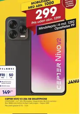 Punkt1 Cepter nivo v2 256 gb smartphone tilbud
