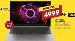 Punkt1 Lenovo loq 15,6" bærbar tilbud