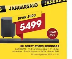 Punkt1 Jbl dolby atmos soundbar tilbud
