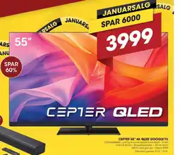 Punkt1 Cepter 55" 4k qled google tv tilbud