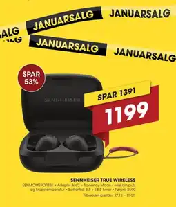 Punkt1 Sennheiser true wireless tilbud