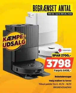 Power Robotstøvsuger Vælg mellem to farver tilbud