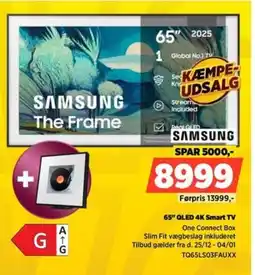 Power Samsung 65" qled 4k smart tv tilbud