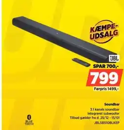 Power JBL Soundbar tilbud