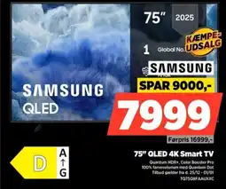 Power Samsung 75" qled 4k smart tv tilbud