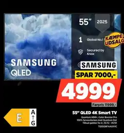 Power Samsung 55" qled 4k smart tv tilbud