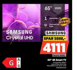 Power SAMSUNG 65" 4k smart tv tilbud