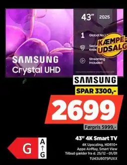 Power 43″ 4K Smart TV tilbud