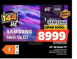 Power SAMSUNG 65" 4K Smart TV tilbud