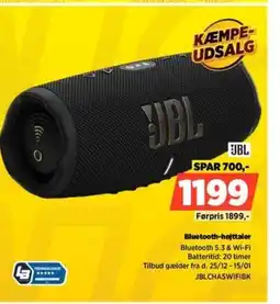 Power Bluetooth-højttaler tilbud