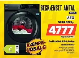 Power AEG God kvalitet & flot design Tørretumbler tilbud