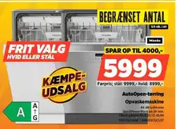 Power AutoOpen-tørring Opvaskemaskine tilbud