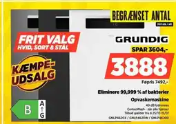 Power Eliminere 99,999% af bakterier Opvaskemaskine tilbud