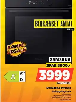 Power DualCook & pyrolyse Indbygningsovn tilbud