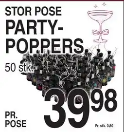 ABC Lavpris Stor pose Party-Poppers tilbud