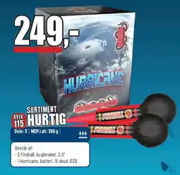 Thansen Hurricane (Sortiment Hurtig) tilbud