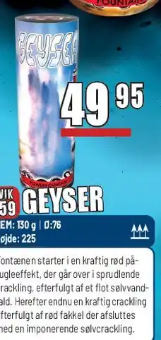 Thansen Geyser tilbud