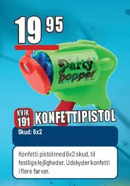 Thansen KONFETTIPISTOL tilbud