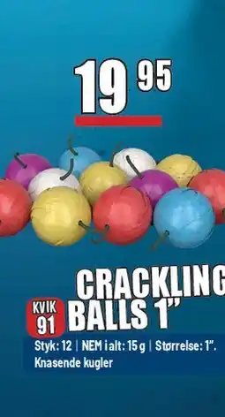 Thansen Crackling Balls 1 tilbud