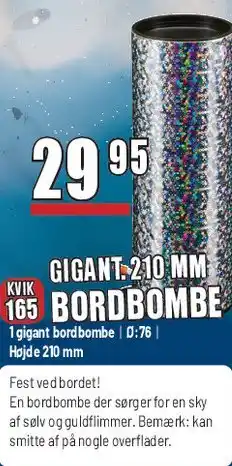 Thansen Gigant 210 mm Bordbombe tilbud