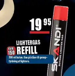 Thansen LIGHTERGAS REFILL tilbud
