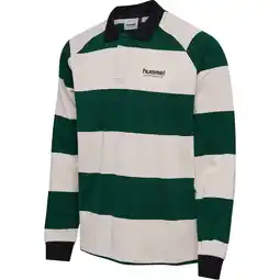 Sport 24 hummel Loose Striped Langærmet Polo T-shirt Herre tilbud