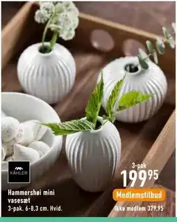 Imerco Hammershøi mini vasesæt tilbud