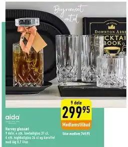 Imerco Harvey glassæt tilbud