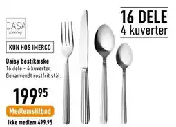 Imerco Daisy bestikæske tilbud