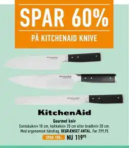 Imerco SPAR 60% PÅ KITCHENAID KNIVE tilbud