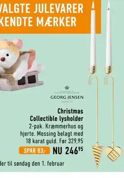 Imerco Christmas Collectible lysholder tilbud