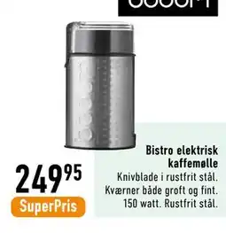 Imerco Bistro elektrisk kaffemølle tilbud