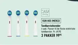 Imerco Tandbørstehoveder tilbud