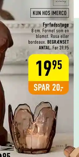 Imerco Fyrfadsstage tilbud