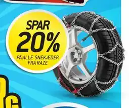 Thansen SPAR 20% PÅ ALLE SNEKÆDER FRA RAZE tilbud