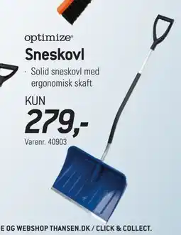 Thansen Sneskovl tilbud