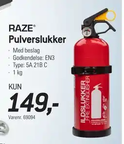 Thansen Pulverslukker tilbud