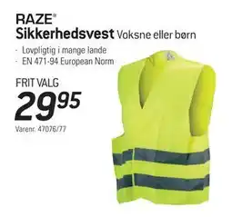 Thansen Sikkerhedsvest tilbud