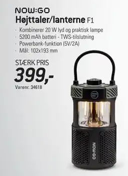 Thansen Højttaler/lanterne tilbud