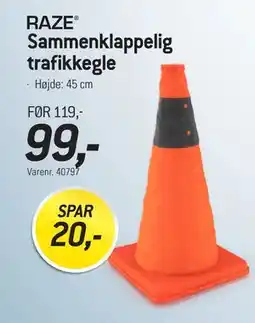 Thansen Sammenklappelig trafikkegle tilbud