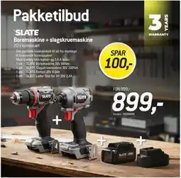 Thansen Boremaskine + slagskruemaskine tilbud