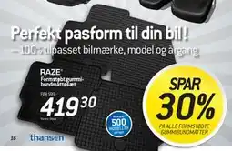 Thansen Formstøbt gummibundmåttesæt tilbud