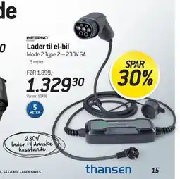 Thansen Lader til el-bil tilbud